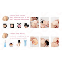 Set Buretei Machiaj, Flippy, Premium, roz, 3 bucati