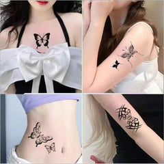 Set 30 Tatuaje Temporare, Flippy, pe Baza de Apa, Model 3, Negru