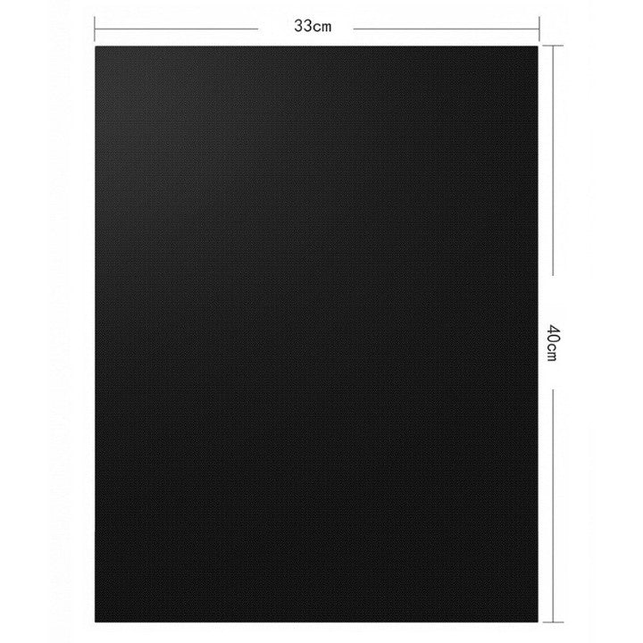 Set 4 Folii Antiaderente din Teflon, Flippy, Multifunctionale, Rezistente la Apa si Temperaturi Ridicate, pentru Gratar, Cuptor, BBQ Grill, 40x33 cm, Negru