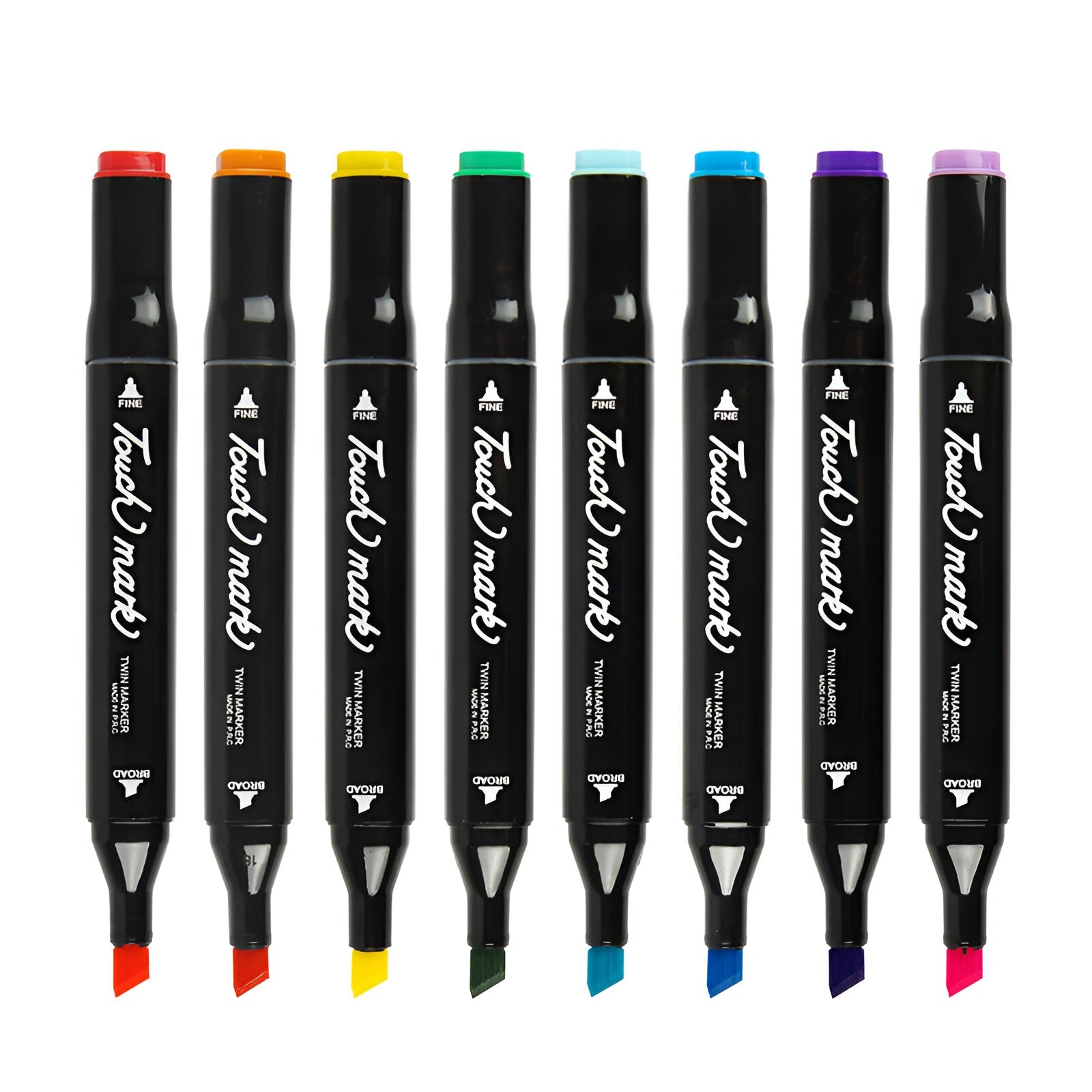 Set Cutie 48 Markere, Flippy, cu Alcool, Artist Markers, Cutie Plastic cu Maner, Flippy, Multicolor