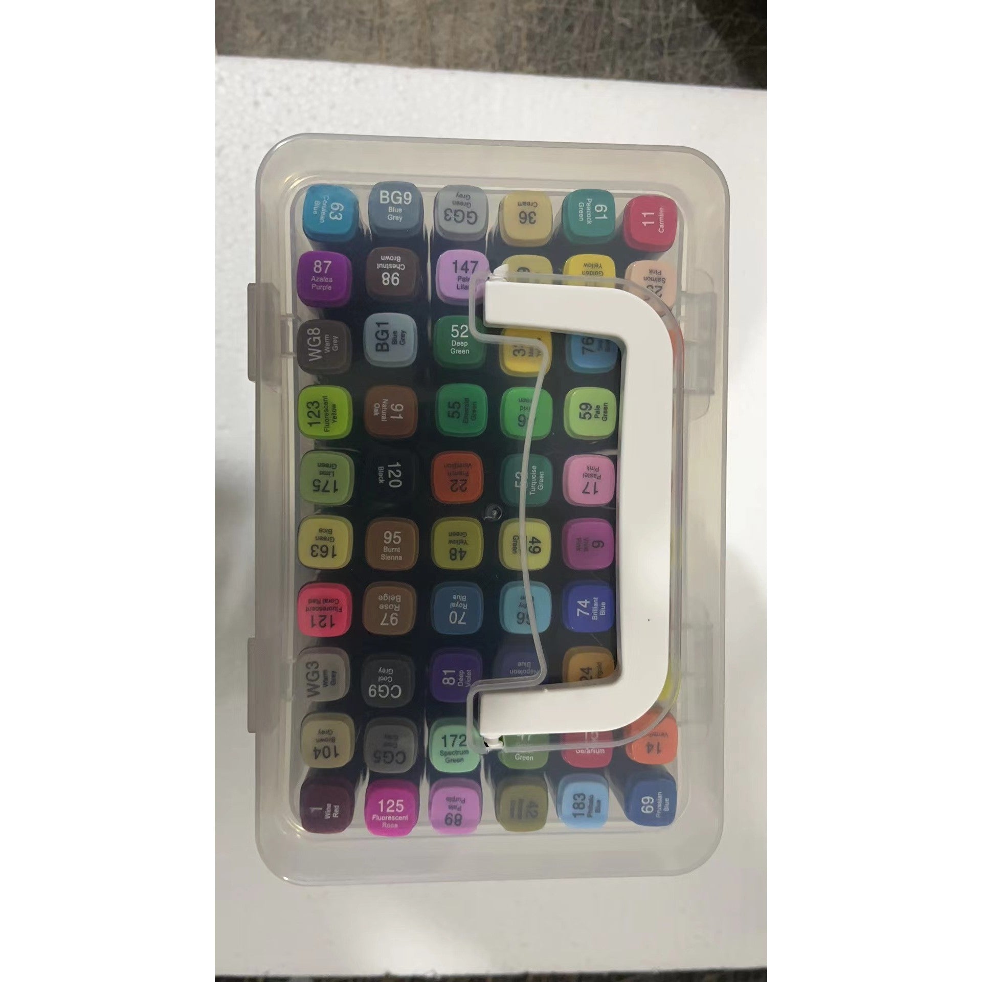 Set Cutie 60 Markere, Flippy, cu Alcool, Artist Markers, Cutie Plastic cu Maner, Flippy, Multicolor