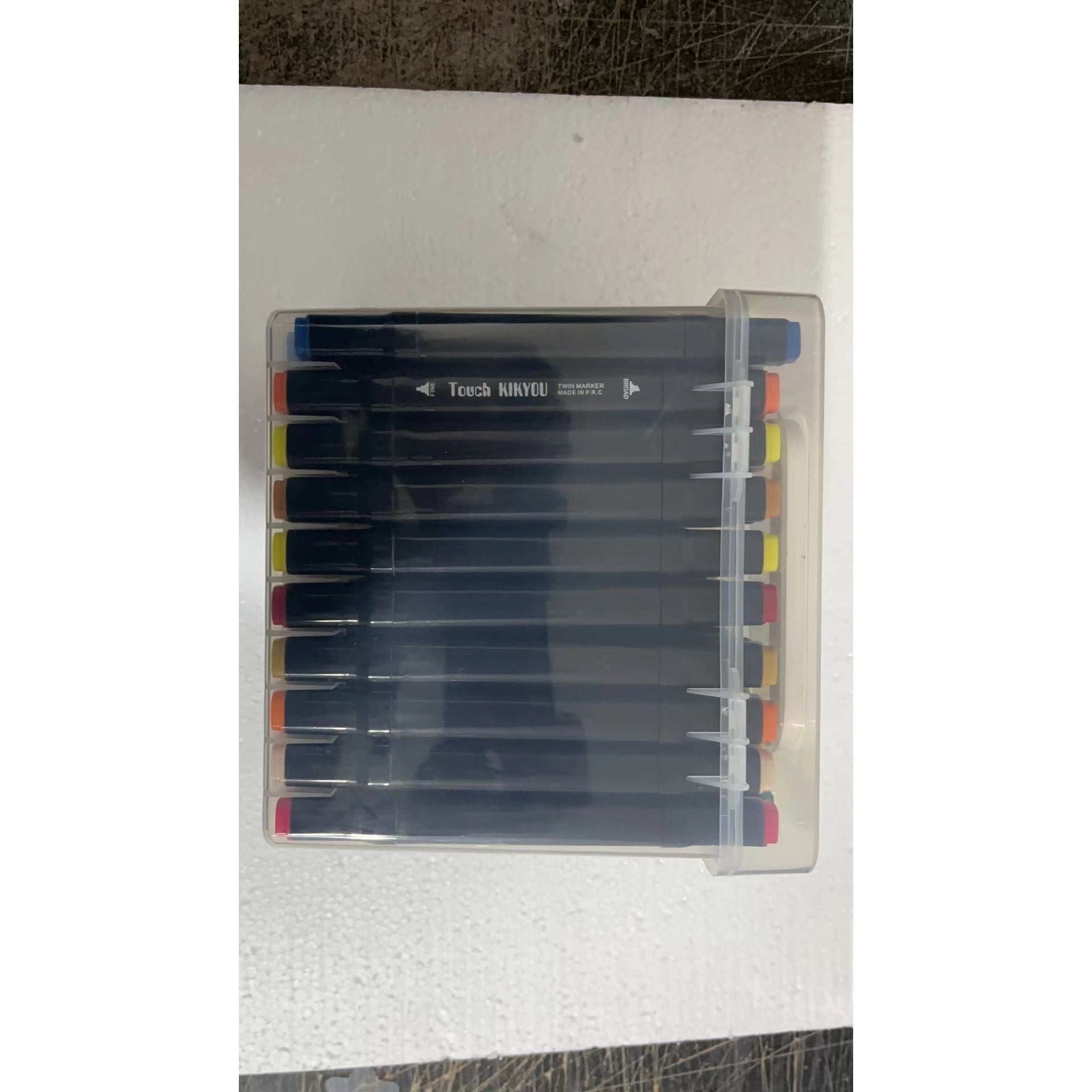 Set Cutie 60 Markere, Flippy, cu Alcool, Artist Markers, Cutie Plastic cu Maner, Flippy, Multicolor