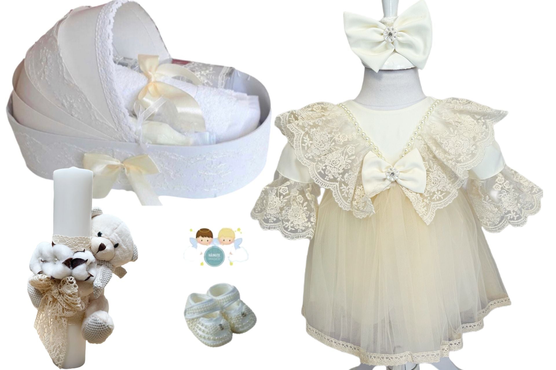 Set botez fete Princess White