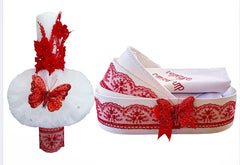Set botez fete si landou Princess in Red