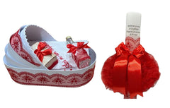 Set botez fete – Red dress
