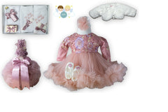 Set Botez Mica Prințesă roz cu Blăniță