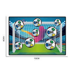 Set de Fotbal Flippy, Joc Recreativ pentru Copii, Minge cu Scai, Poarta din Material Textil, 150 x 100 cm, Multicolor