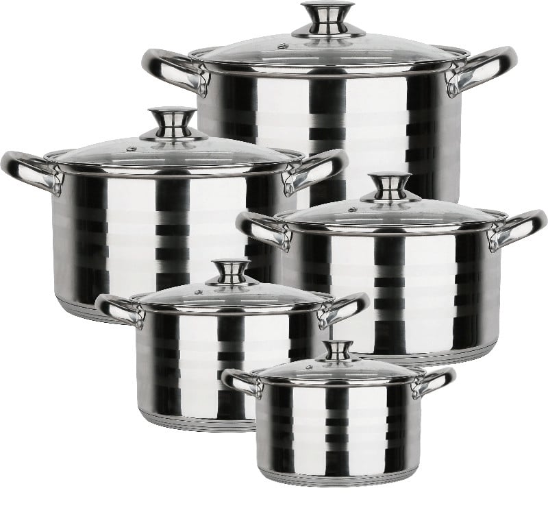 Set oale din Inox 10 piese BL-1424-10 BLAUMANN FOR YOUR HOME