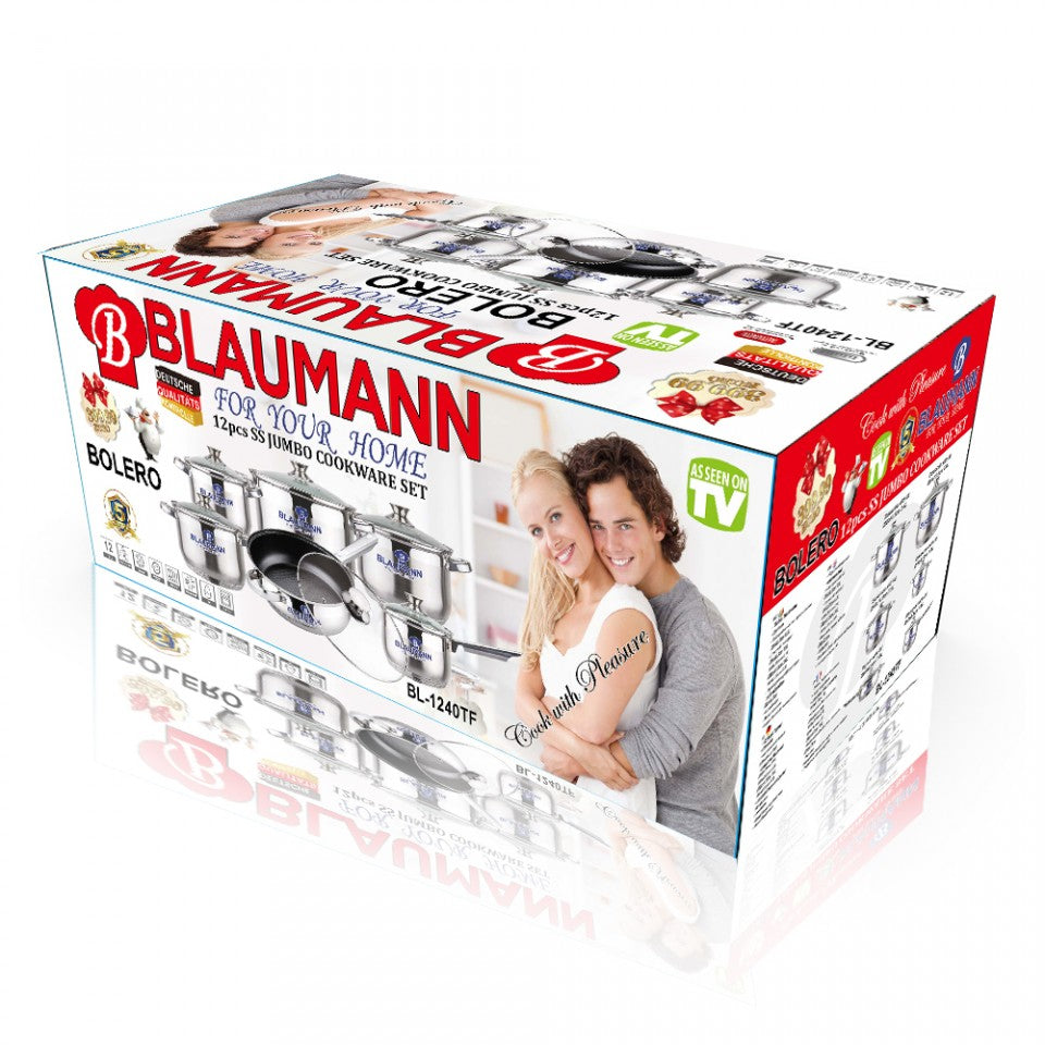 Set Oale din Inox 12 piese BL-1240TF BLAUMANN FOR YOUR HOME