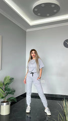 Set pantaloni si bluza cu coroana 4090
