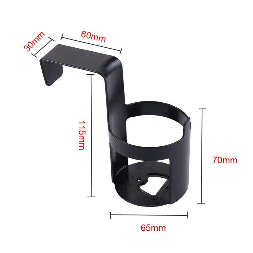 Suport pentru Pahar in Automobil, Flippy, Suport Pahar pentru Masina, din Plastic / ABS, Anti Alunecare, Universal pentru Bauturi Reci sau Calde, ABS, 11.5 x. 6.5 x 6.5 cm Negru