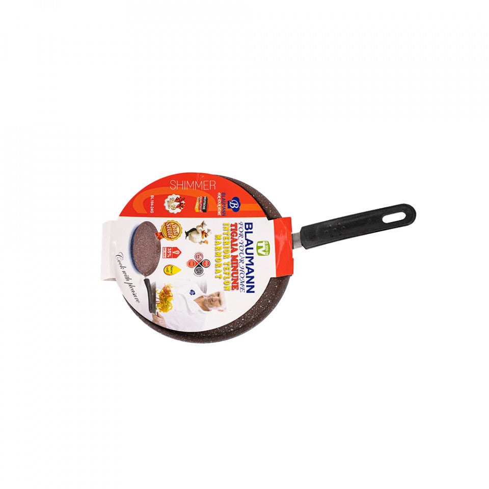 Tigaie pentru clatite Blaumann, cu interior antiaderent, diametru 24 cm BL104-24