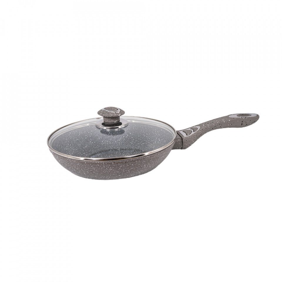 Tigaie universala Wellberg,cu interior antiaderent, diametru 24 cm, WB-2266-24S