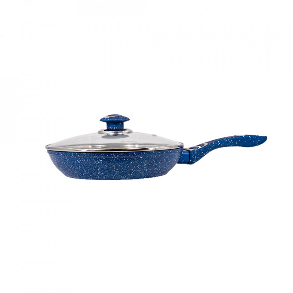 Tigaie universala Wellberg, cu interior antiaderent, diametru 24 cm, WB-2266-24B
