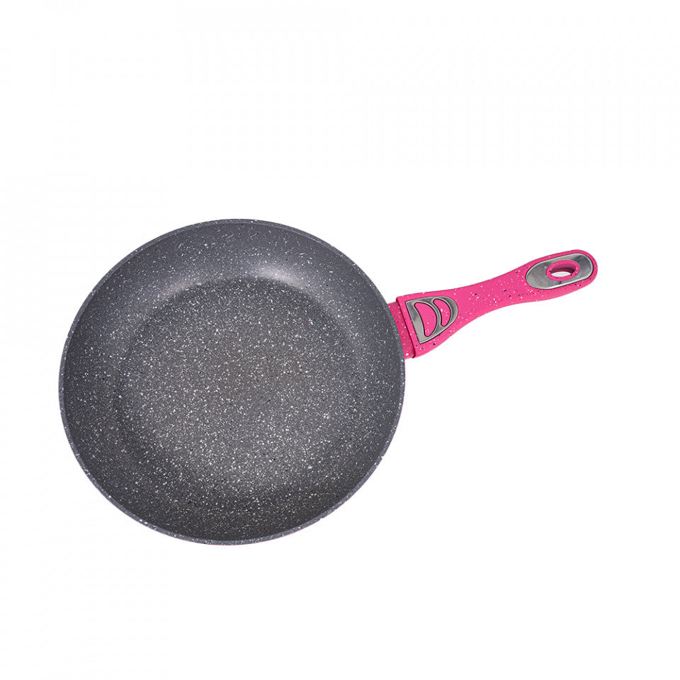 Tigaie universala Wellberg, cu interior antiaderent, diametru 28 cm, WB-2266-28R