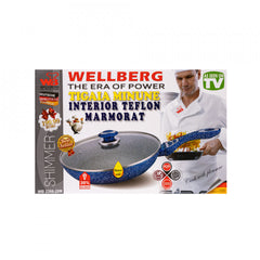 Tigaie universala Wellberg cu interior antiaderent, diametru 28 cm, WB-2266-28B