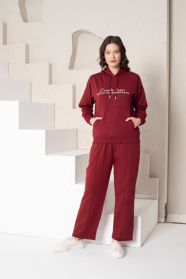 Trening Dama Batal cu Pantaloni Evazati – Eleganta Lejera in Marimi Mari