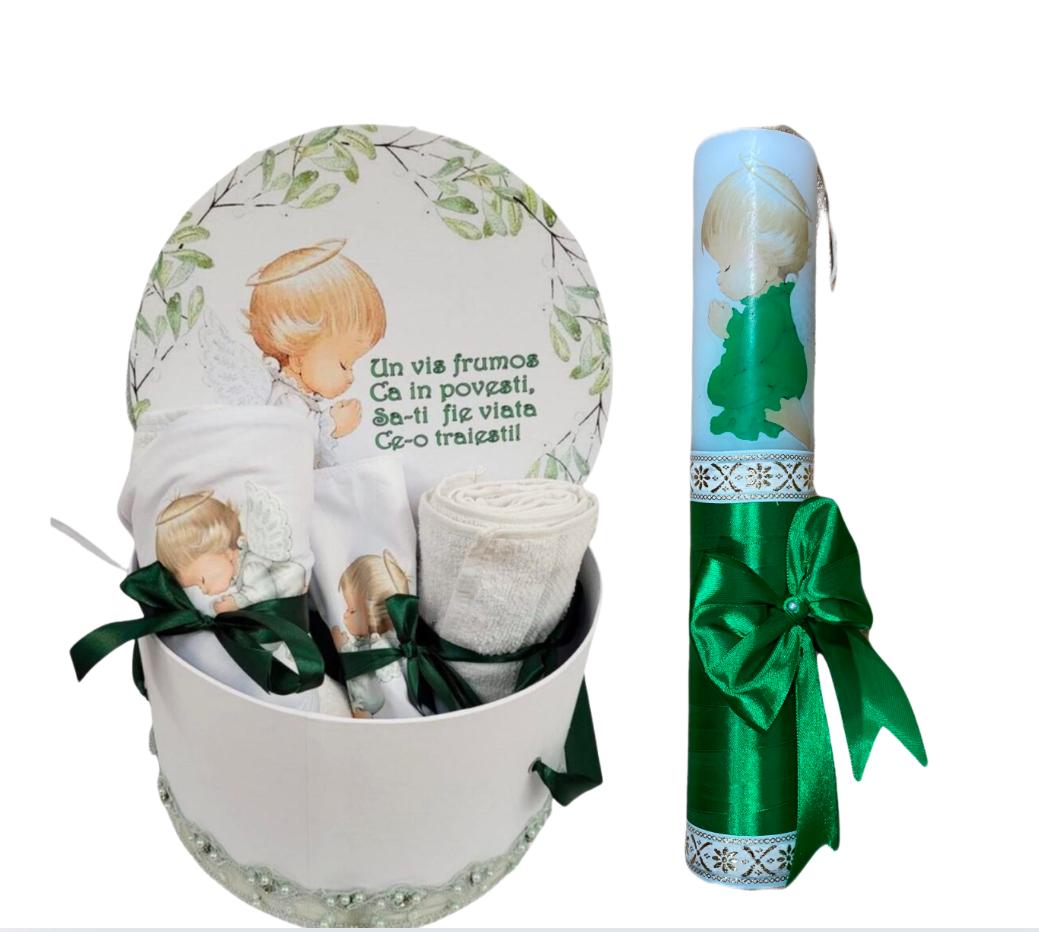 Trusou botez baieti – Green Angelito