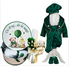 Trusou botez baieti – Green Bear