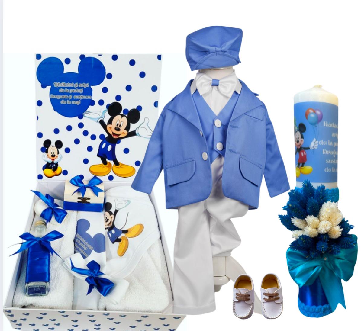 Trusou botez baieti – Bluish Mickey