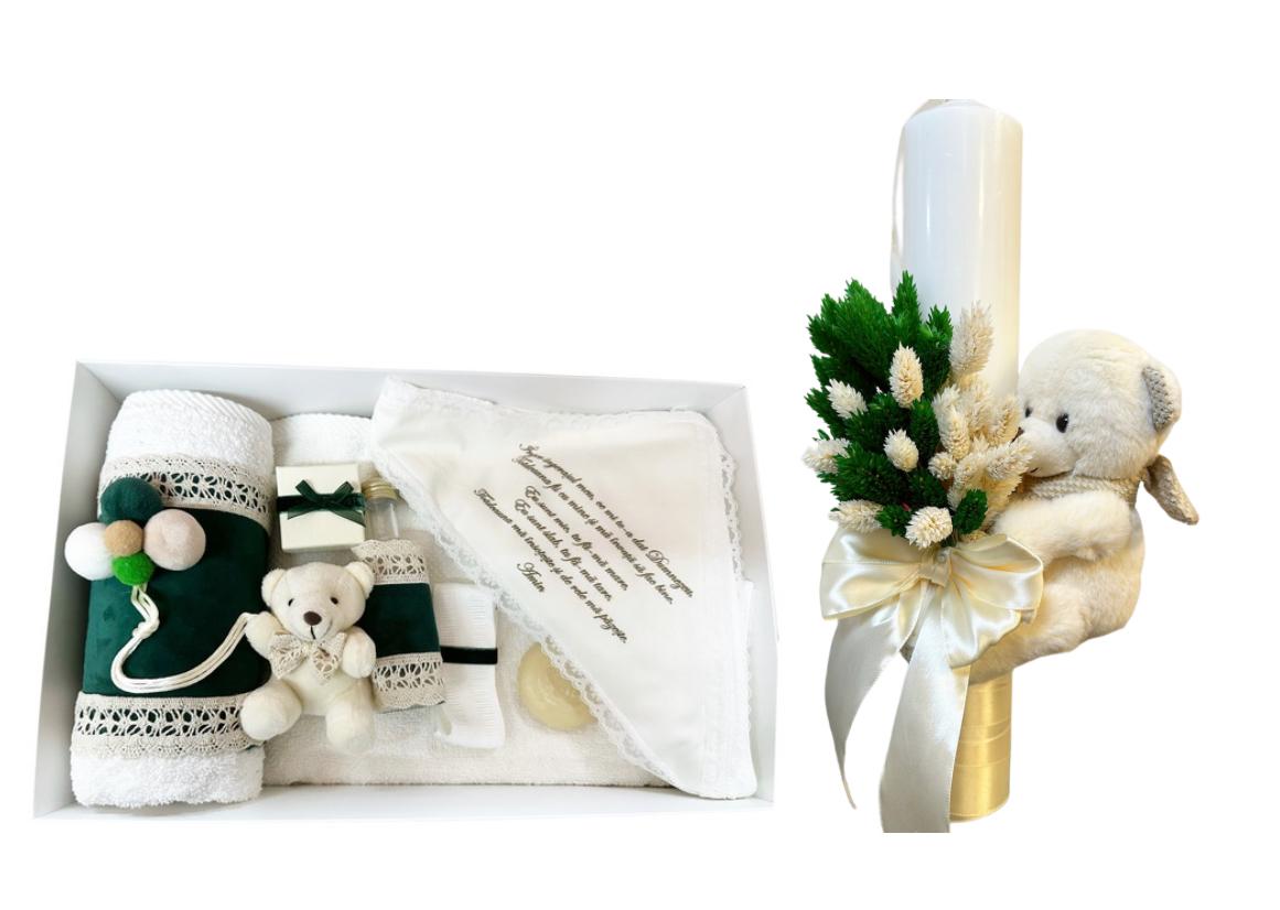 Trusou botez si lumanare Heavenly Gift