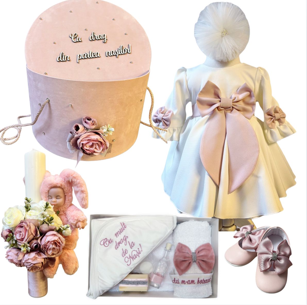 Trusou botez fete – White Moments