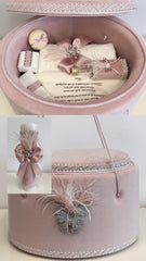 Trusou botez si lumânare Princess Pink