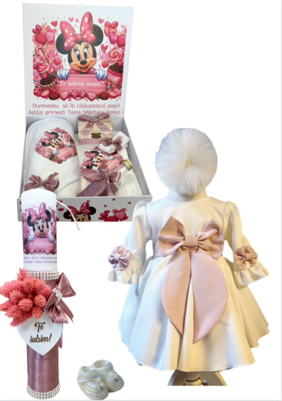 Trusou botez fete – Elegant Young Lady Baptism Set