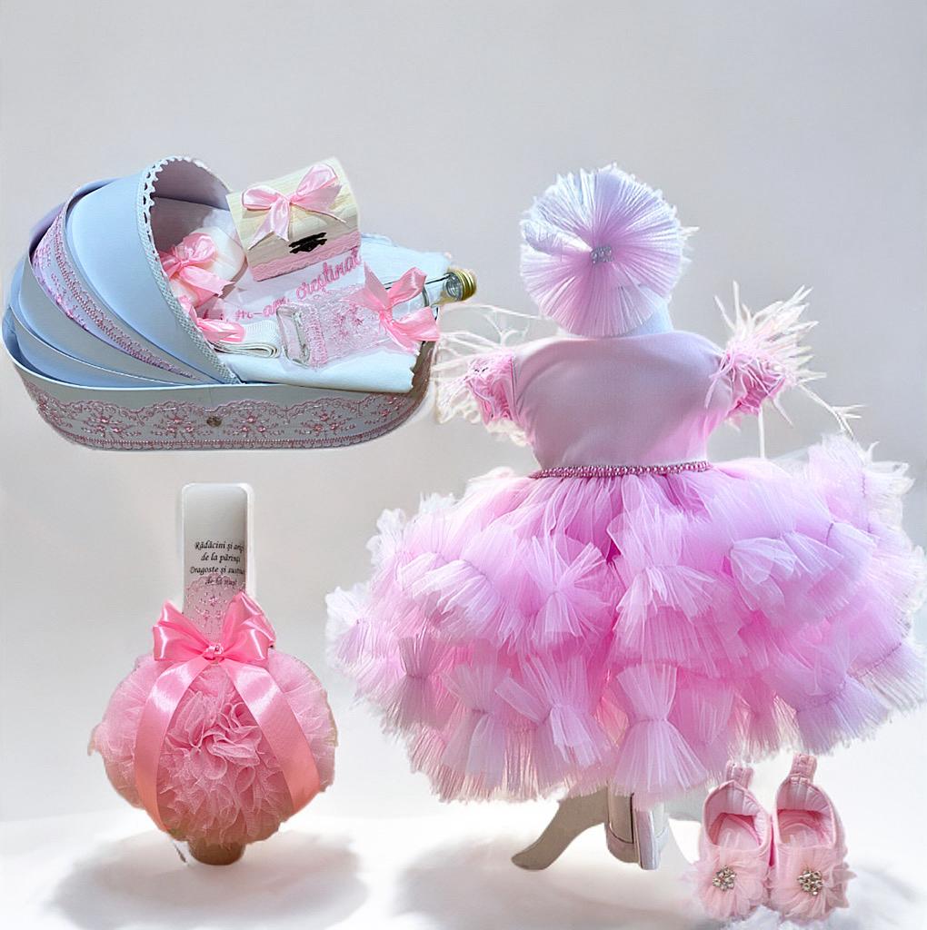 Trusou botez fete – Baby Ballerina cu Landou