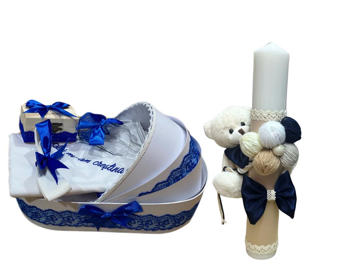 Trusou botez baieti – Baby Prince – cu landou