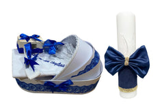 Trusou botez baieti – Baby King – cu landou
