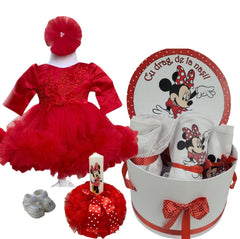 Trusou botez fete – Red Dream Baptism Set