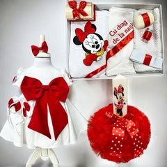 Trusou botez fete – Baby in Red