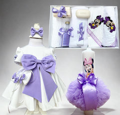Trusou botez fete – Baby in Lila