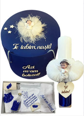 Trusou botez baieti – Royal Baby Boy Baptism Set