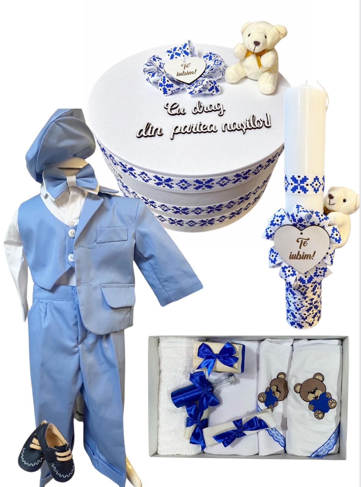 Trusou botez baieti – Fashion Baby Baptism Set