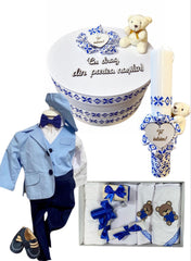 Trusou botez baieti – Cute Teddy Baptism Set