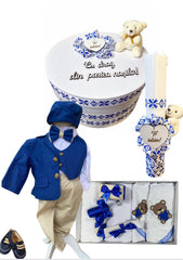 Trusou botez baieti – Royal Son Baptism Set