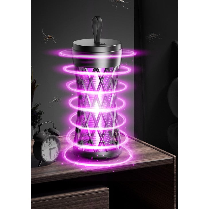 Lampa Anti-Insecte, Flippy, Lumina UV, Electrica, Incarcare USB, 5V, 1A, Silentioasa, 12 x 6 m, Negru