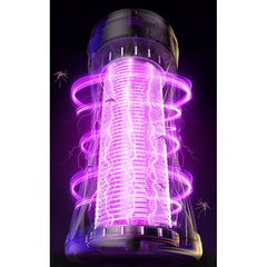 Lampa Anti-Insecte, Flippy, Lumina UV, Electrica, Incarcare USB, 5V, 1A, Silentioasa, 12 x 6 m, Gri